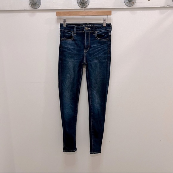 𝅺AMERICAN Eagle jeans 7/8 length - Picture 1 of 7